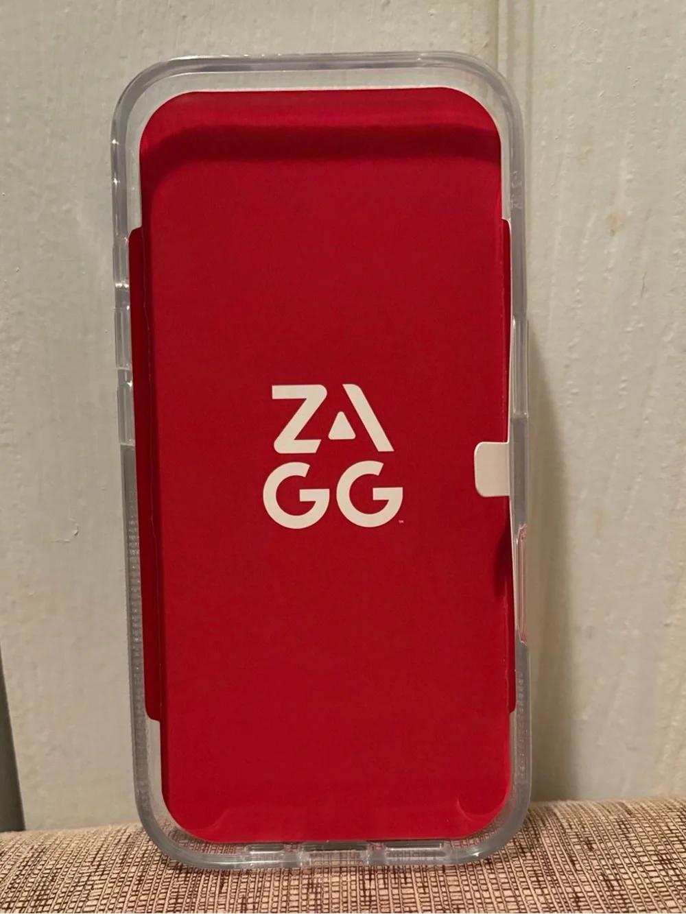 iPhone 16 Plus Zagg crystal palace Clear/transparent snap on Case with kickstand